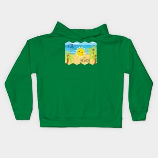 You little sun of a beach Kids Hoodie